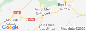 'ain El Melh map